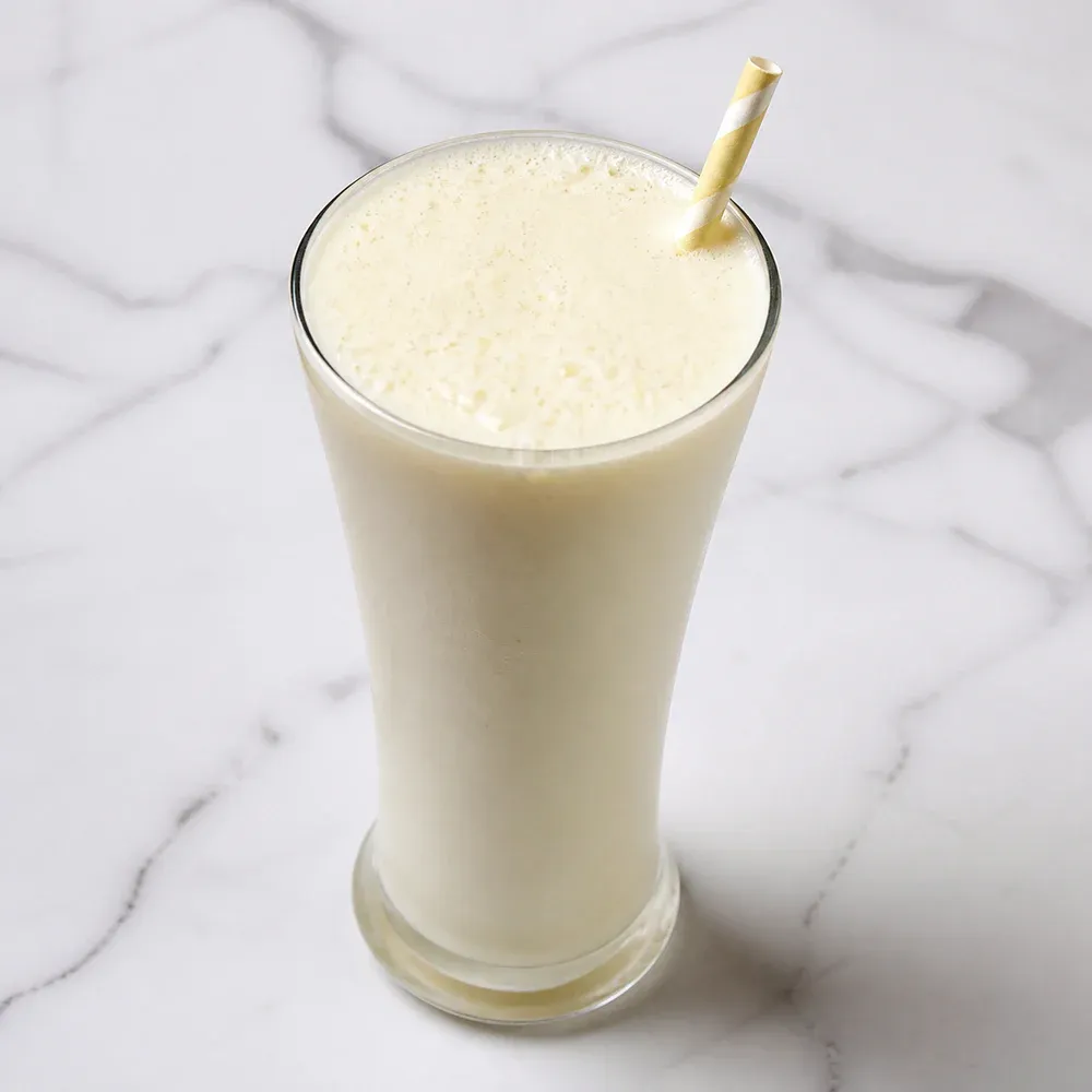 A classic vanilla milkshake.